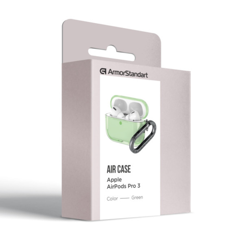Чохол для навушників Armorstandart Air для Apple Airpods Pro 3 Green (ARM88305) (ARM88305)