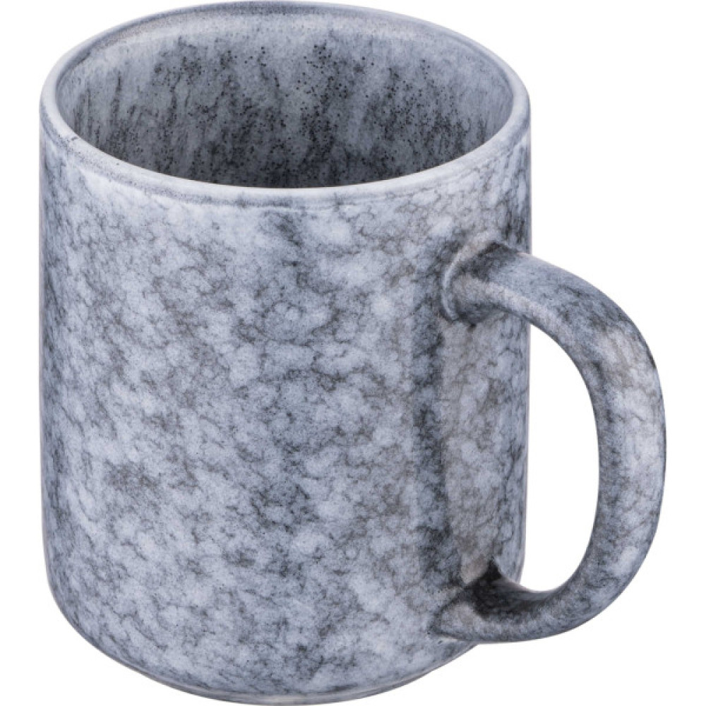 Чашка Ardesto Loreto, 390мл, порцеляна, сірий (AR1039LG)