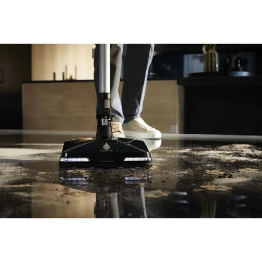 Пилосос Rowenta безпровідний X-Force Flex 14.80 Animal Aqua, 240Вт, вологе прибирання, конт пил -0.65л, автон. робота до 90хв, HEF system 99,9%, чорно-синій