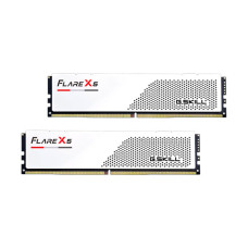 Модуль пам'яті для комп'ютера DDR5 32GB (2x16GB) 6400 MHz Flare X5 Matte White G.Skill (F5-6400J3240G16GX2-FX5W)