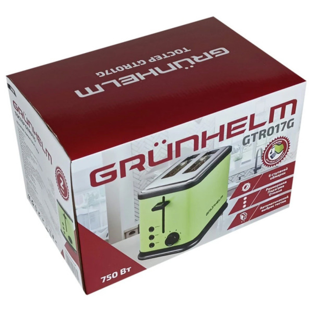 Тостер Grunhelm GTR017G