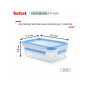 Харчовий контейнер Tefal MasterSeal, прямокутний, 550мл, пластик (K3021112) Харчовий контейнер Tefal MasterSeal, прямокутний, 550мл, пластик (K3021112)