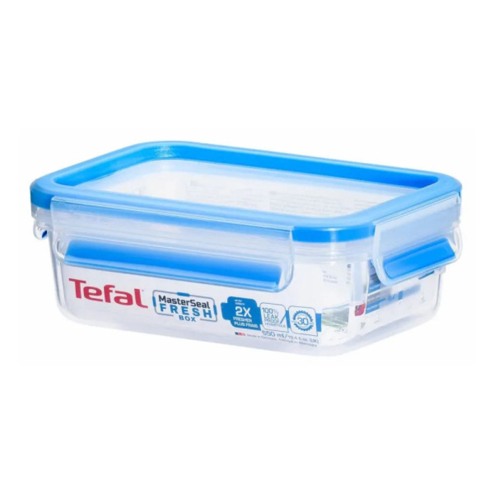 Харчовий контейнер Tefal MasterSeal, прямокутний, 550мл, пластик (K3021112)