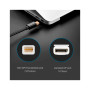 Кабель мультимедійний miniDisplayPort M to DisplayPort M 1.5m MD105 black Ugreen (10477) Кабель мультимедійний miniDisplayPort M to DisplayPort M 1.5m MD105 black Ugreen (10477)