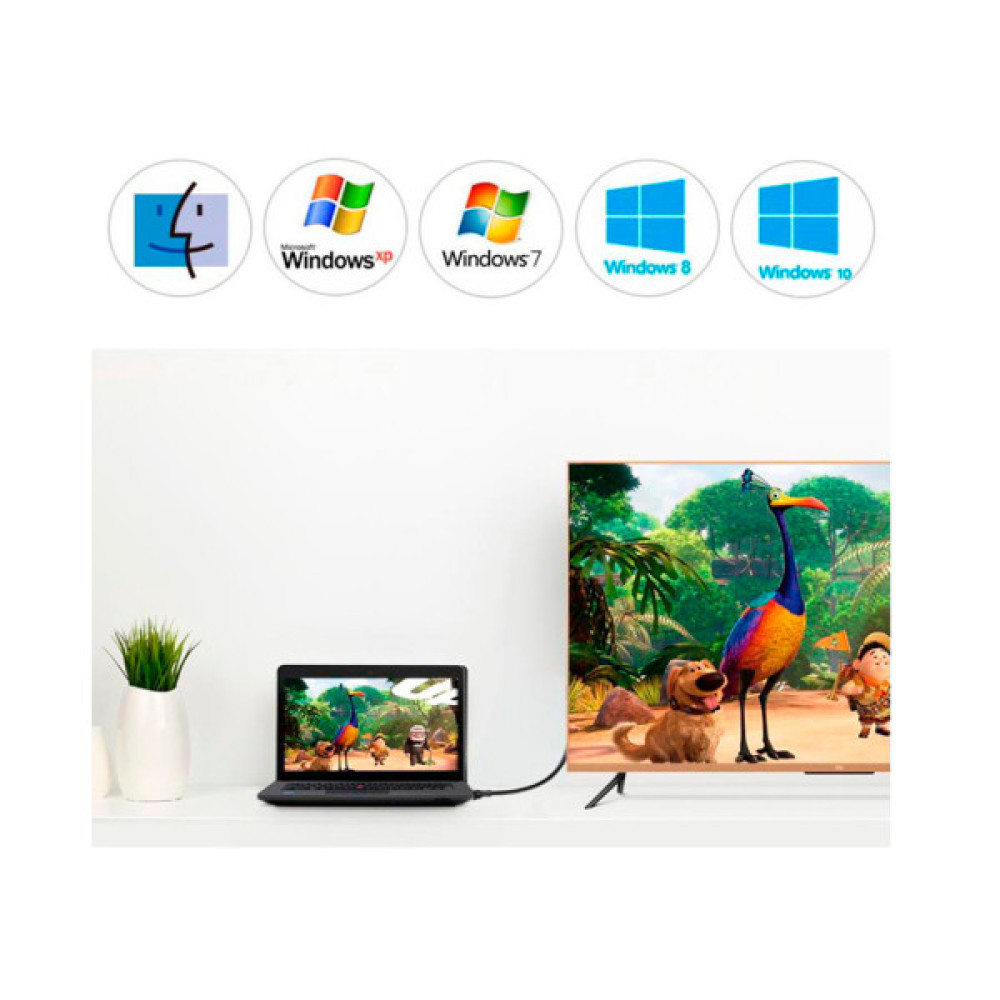 Кабель мультимедійний miniDisplayPort M to DisplayPort M 1.5m MD105 black Ugreen (10477) Кабель мультимедійний miniDisplayPort M to DisplayPort M 1.5m MD105 black Ugreen (10477)
