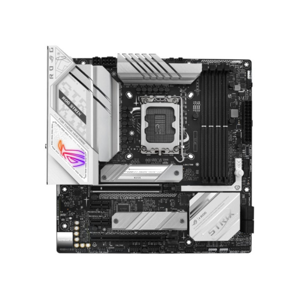 Материнcька плата ASUS ROG STRIX B760-G GAMING WIFI s1700 B760 4xDDR5 M.2 HDMI DP Wi-Fi BT mATX