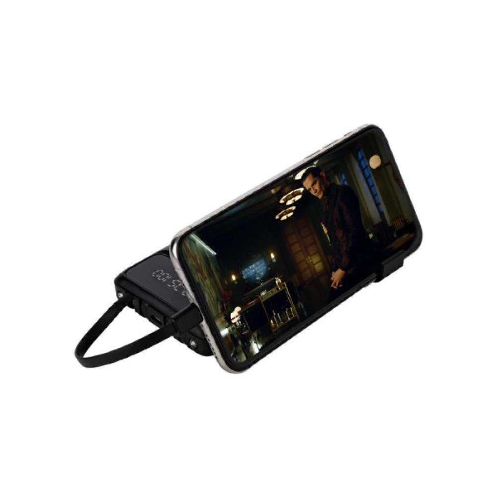 Батарея універсальна AURA NRG10 10000 mAh Black (PBANRG10B)