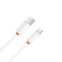 Дата кабель USB 2.0 AM to USB-C 1.0m 3A white XO (XO-CB-300UC-WH)