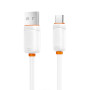 Дата кабель USB 2.0 AM to USB-C 1.0m 3A white XO (XO-CB-300UC-WH)