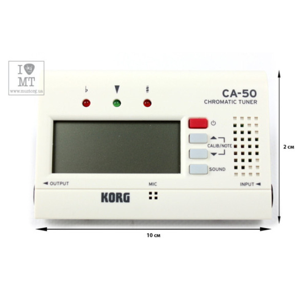 Тюнер для музичних інструментів Korg CA-50 (226833)