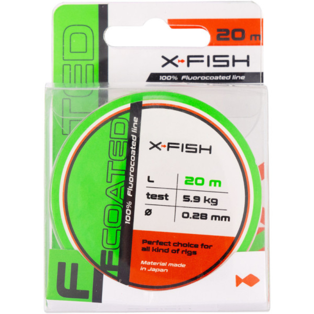 Флюорокарбон X-Fish FCoated 20m 0.28mm 5.9kg (1917.01.46)