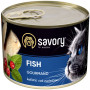 Вологий корм для кішок Savory Cat Can Adult для вибагливих котів (риба) 200 г (4820232630648) Вологий корм для кішок Savory Cat Can Adult для вибагливих котів (риба) 200 г (4820232630648)