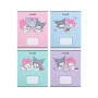 Зошит Kite Kuromi, 12 аркушів, коса лінія (HK25-235-2) Зошит Kite Kuromi, 12 аркушів, коса лінія (HK25-235-2)