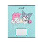 Зошит Kite Kuromi, 12 аркушів, коса лінія (HK25-235-2) Зошит Kite Kuromi, 12 аркушів, коса лінія (HK25-235-2)