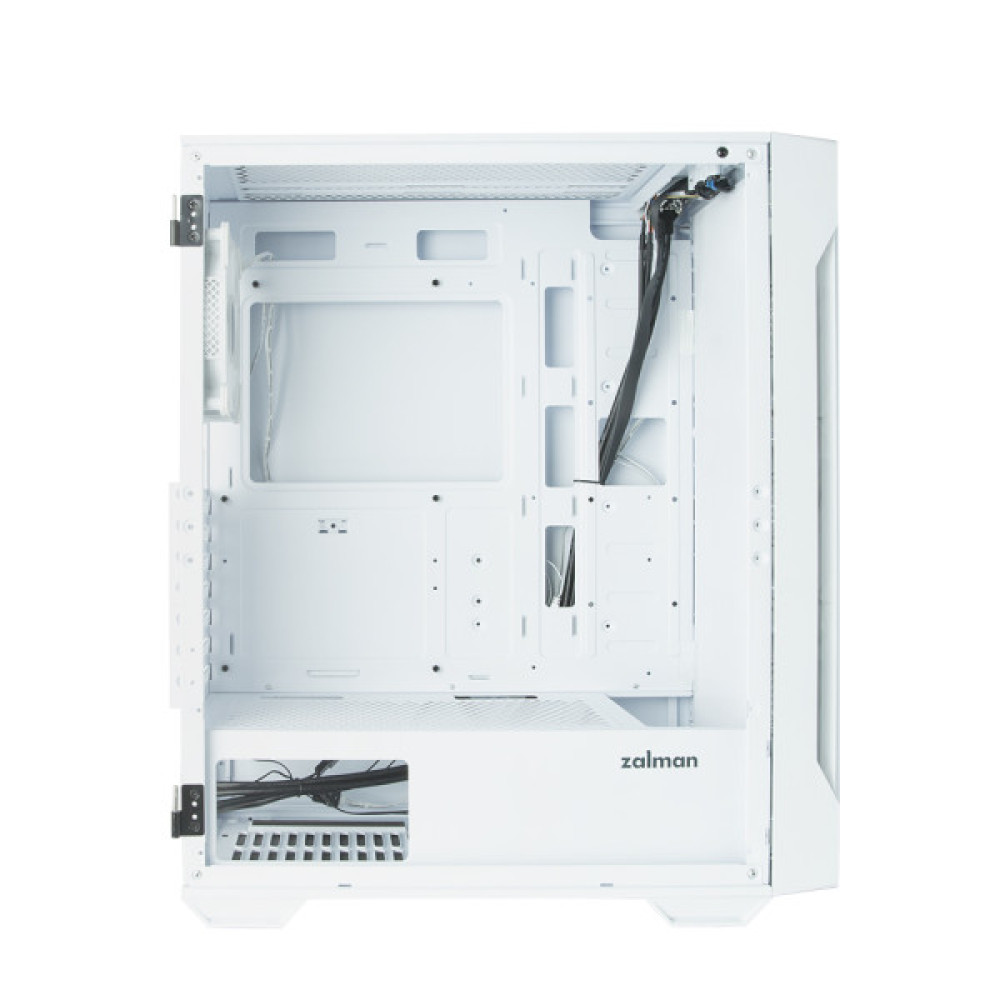 Корпус Zalman I3 Neo TG без БЖ, 1xUSB3.0, 2xUSB2.0, 4x120мм ARGB, VGA 355мм, LCS ready, TG Side/Front Panel, ATX, білий