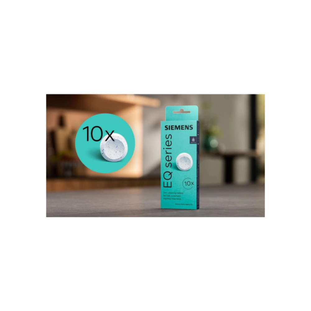 Аксесуар для кавоварки Siemens таблетки для очищення кавоварок 10 шт (TZ80001A)