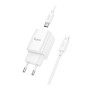 Зарядний пристрій HOCO C148A Charm USB-C PD30W + cable USB-C to Lightning White (6942007630313)