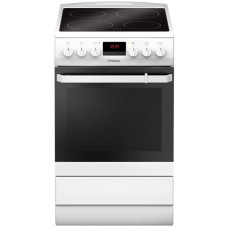 Плита Hansa електрична склокерамічна , 50х60см, 62л, дисплей, білий