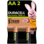 Акумулятор Duracell AA HR6 1300mAh * 2 (5000394039186 / 81367175) Акумулятор Duracell AA HR6 1300mAh * 2 (5000394039186 / 81367175)