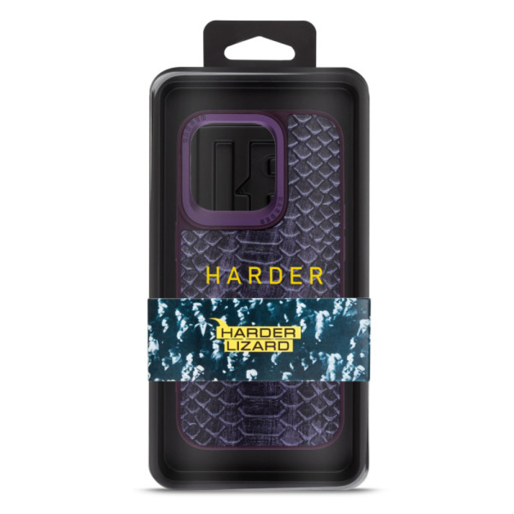 Чохол до мобільного телефона Harder Lizard Apple iPhone 15 Pro Purple (ARM76870)