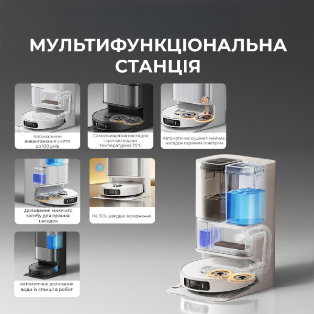 Пилосос Dreame L40 Ultra AE Black (RLL77SE-BLACK)