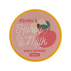 Маска для губ A'pieu Honey & Milk Daily Lip Mask Peach Живильна 6 г (8809747956326)