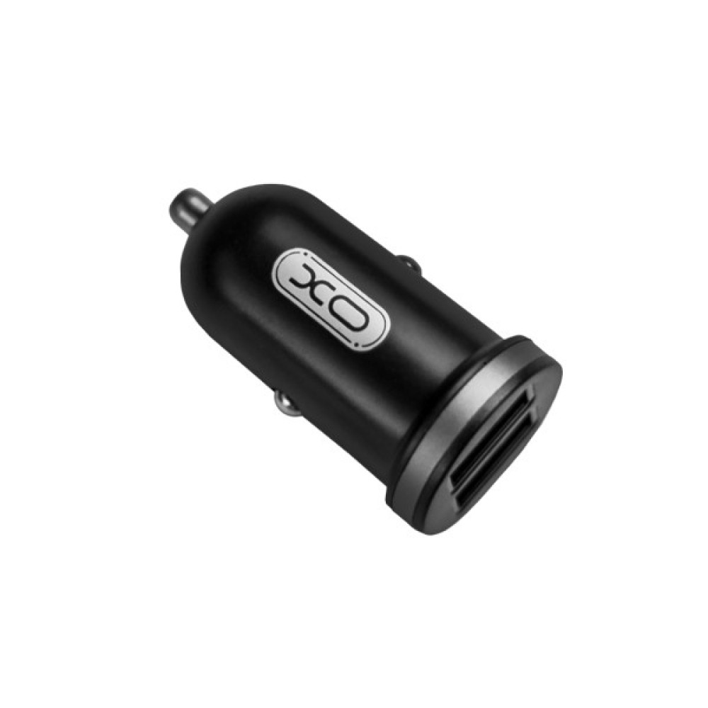 Зарядний пристрій XO 2xUSB 2.1A + cable USB to Lightning black (TZ08-L-BK)