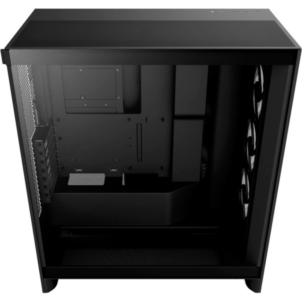 Корпус для ПК NZXT H7 Flow RGB All Black (CM-H72FB-R1)