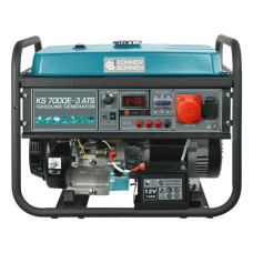 Генератор бензиновий Konner&Sohnen KS 7000E-3 ATS, 400В, 5/5.5кВт, АВР(ATS), електростартер, 82.3кг