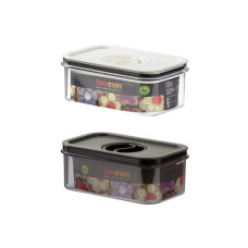 Харчовий контейнер Herevin Canister-Vacuum Lid-White-Black вакумна кришка 0.6 л (161174-000)