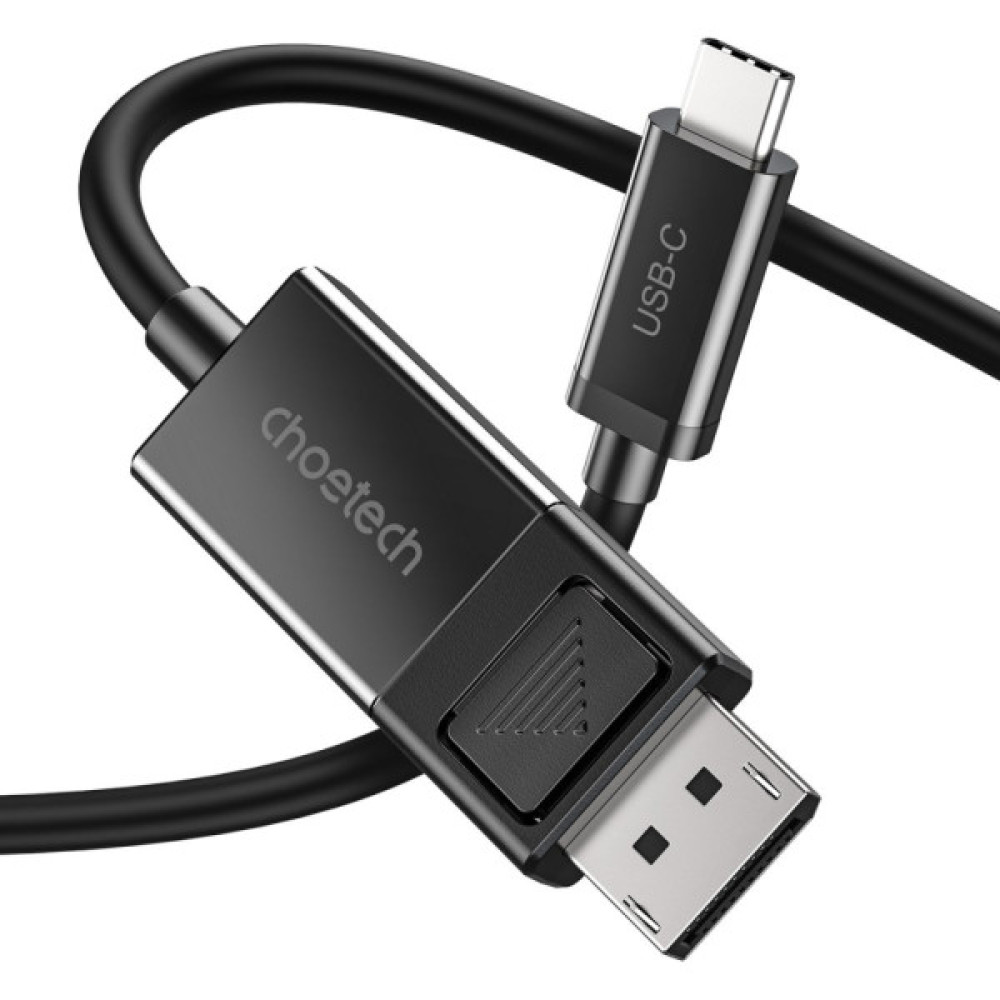 Кабель мультимедійний USB-C to DisplayPort M 1.8m V1.4 Thunderbolt 3 4K60Hz Choetech (XCP-1803)