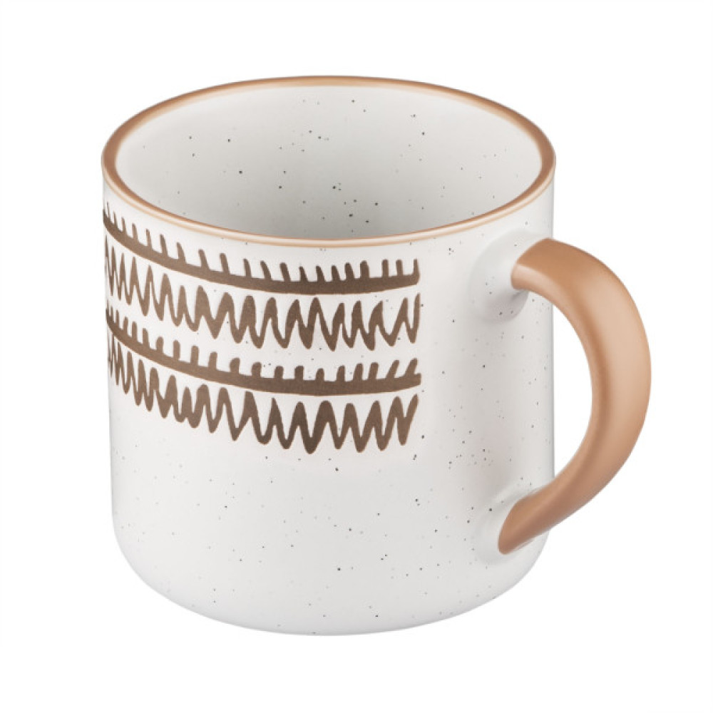 Чашка Ardesto Ettore, 380мл, кераміка, білий (AR3029A)