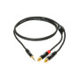 Інсертний кабель Klotz KY7-150 Minilink Pro Y-Cable Black 1.5m (229828)