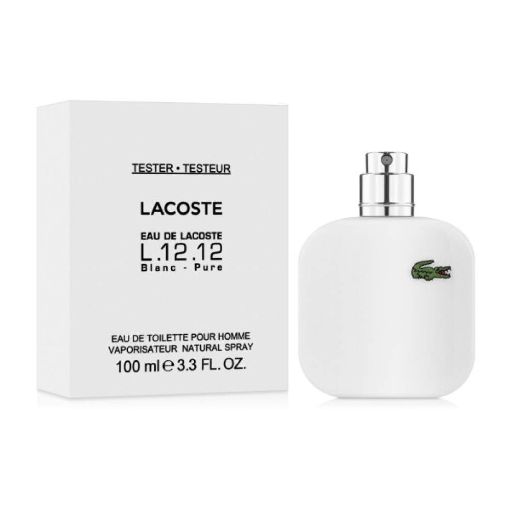Туалетна вода Lacoste Eau de Lacoste L.12.12 Blanc тестер 100 мл (737052413129)