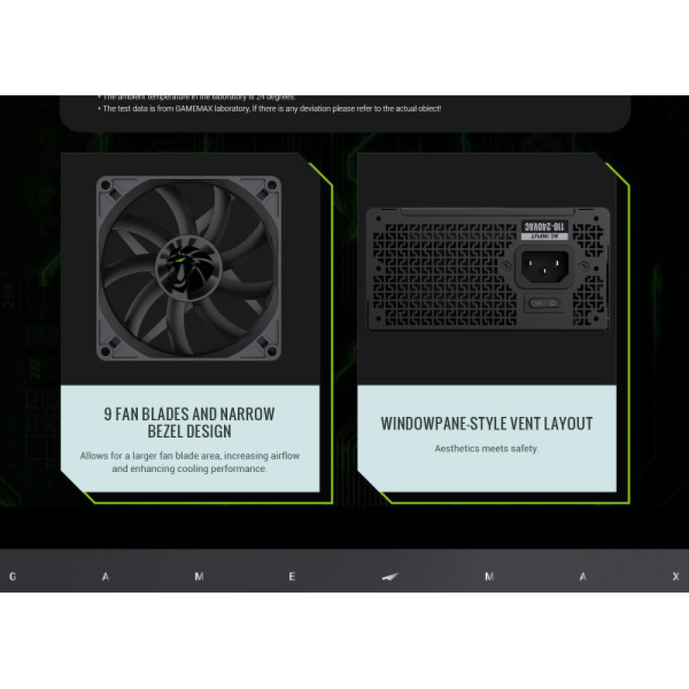GAMEMAX GS 850G V25