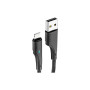 Дата кабель USB 2.0 AM to Micro 5P 1.0m 3A black Essager (EXCM-LS01)