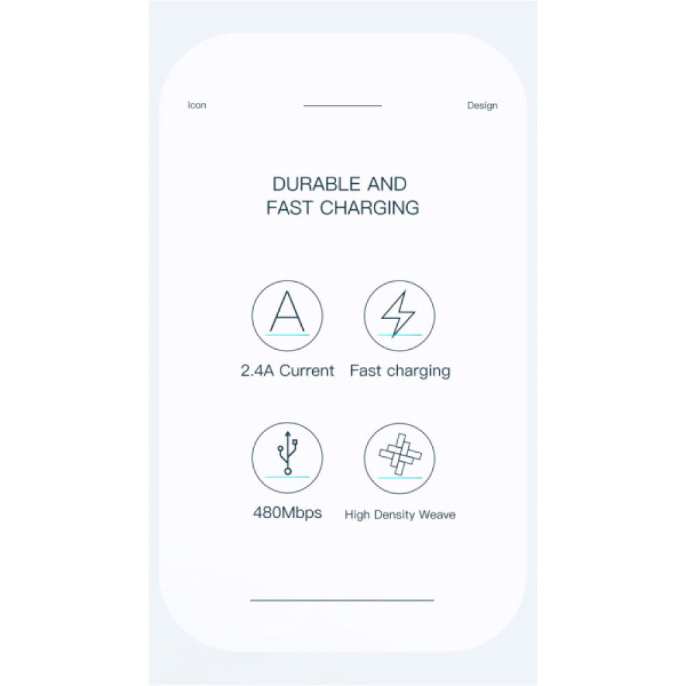 Дата кабель USB 2.0 AM to Micro 5P 1.0m 3A black Essager (EXCM-LS01)