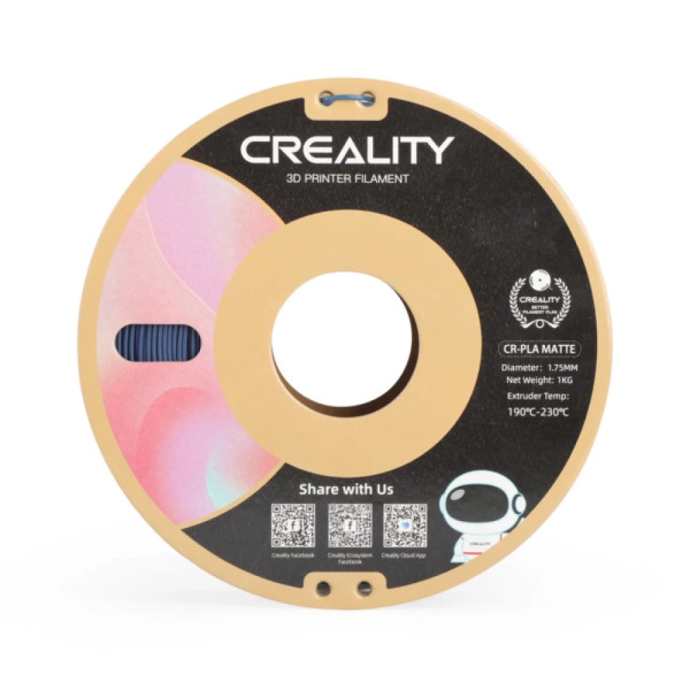Пластик для 3D-принтера Creality PLA matte 1кг, 1.75мм, dark blue (3301010298)
