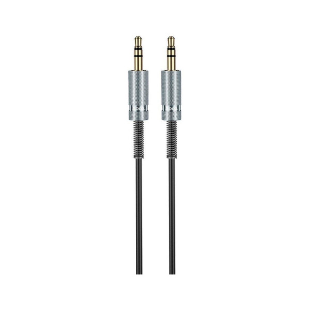 Кабель мультимедійний 3.5mm M to 3.5mm M 3.0m Black HOCO (6942007631235)