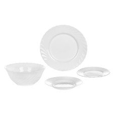 Столовий сервіз Luminarc Trianon Білий 19 предметів (00144)
