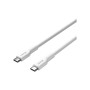 Дата кабель USB-C to USB-C 1.0m OnWire 60CL C-C 60W COLOR Braided 1m White Canyon (CND-CCAP60AB10W) Дата кабель USB-C to USB-C 1.0m OnWire 60CL C-C 60W COLOR Braided 1m White Canyon (CND-CCAP60AB10W)