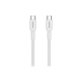 Дата кабель USB-C to USB-C 1.0m OnWire 60CL C-C 60W COLOR Braided 1m White Canyon (CND-CCAP60AB10W) Дата кабель USB-C to USB-C 1.0m OnWire 60CL C-C 60W COLOR Braided 1m White Canyon (CND-CCAP60AB10W)
