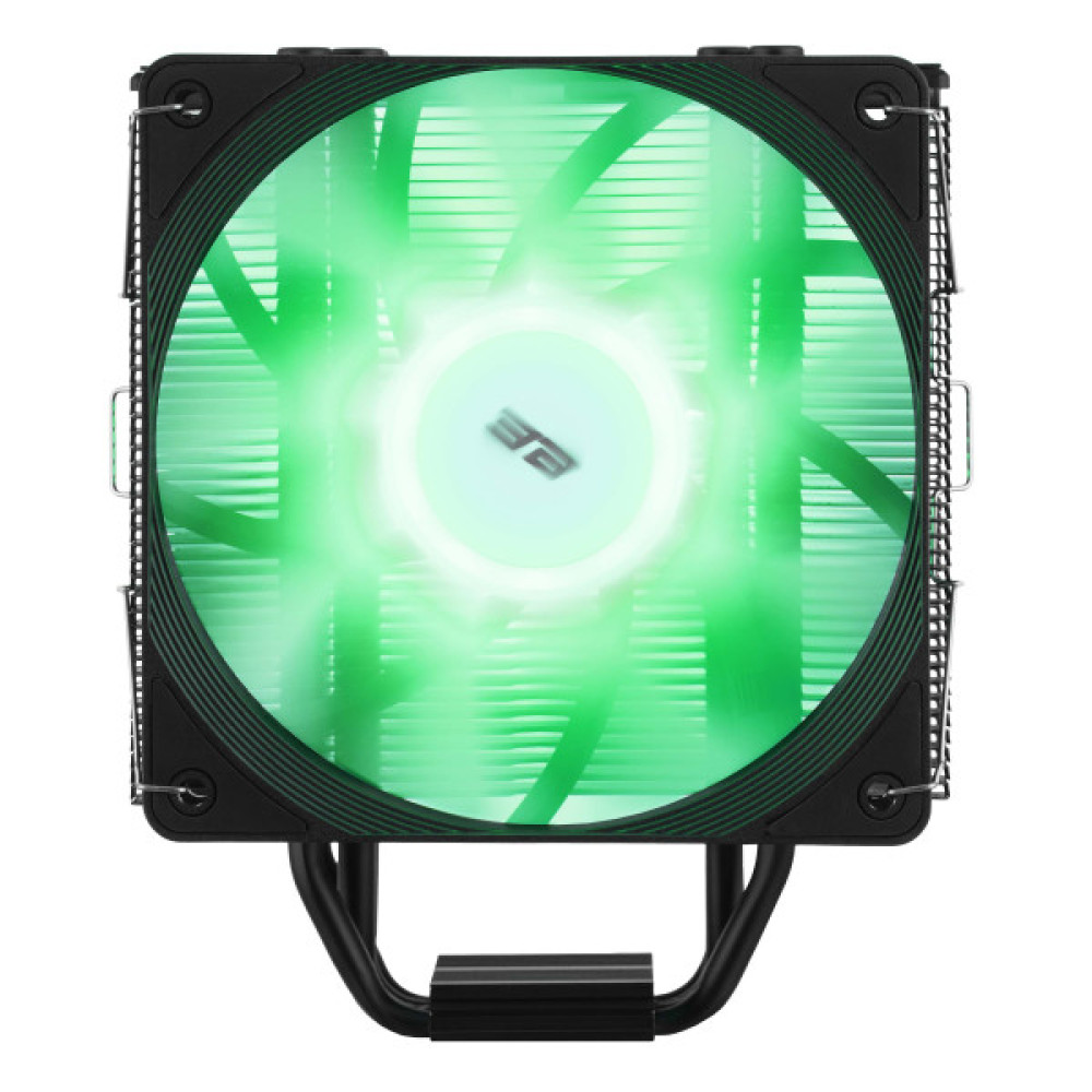 Процесорний кулер 2E GAMING Air Cool ACN120B-ARGB, LGA1851, 1700, 1200, 115x, 1366, AM5, AM4, AM3, AM3+, 4pin PWM, 3pin +5VARGB, TDP 180W