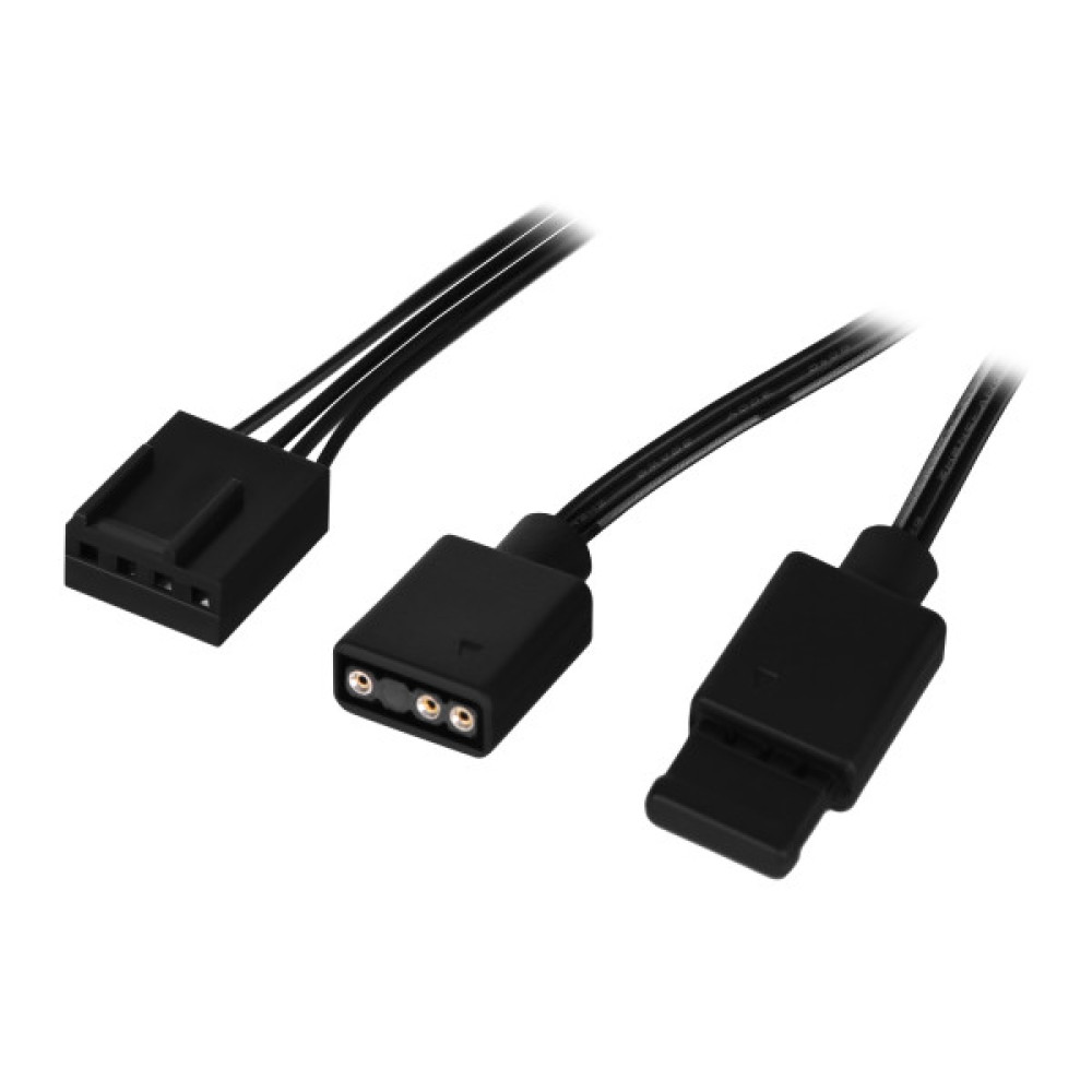 Процесорний кулер 2E GAMING Air Cool ACN120B-ARGB, LGA1851, 1700, 1200, 115x, 1366, AM5, AM4, AM3, AM3+, 4pin PWM, 3pin +5VARGB, TDP 180W