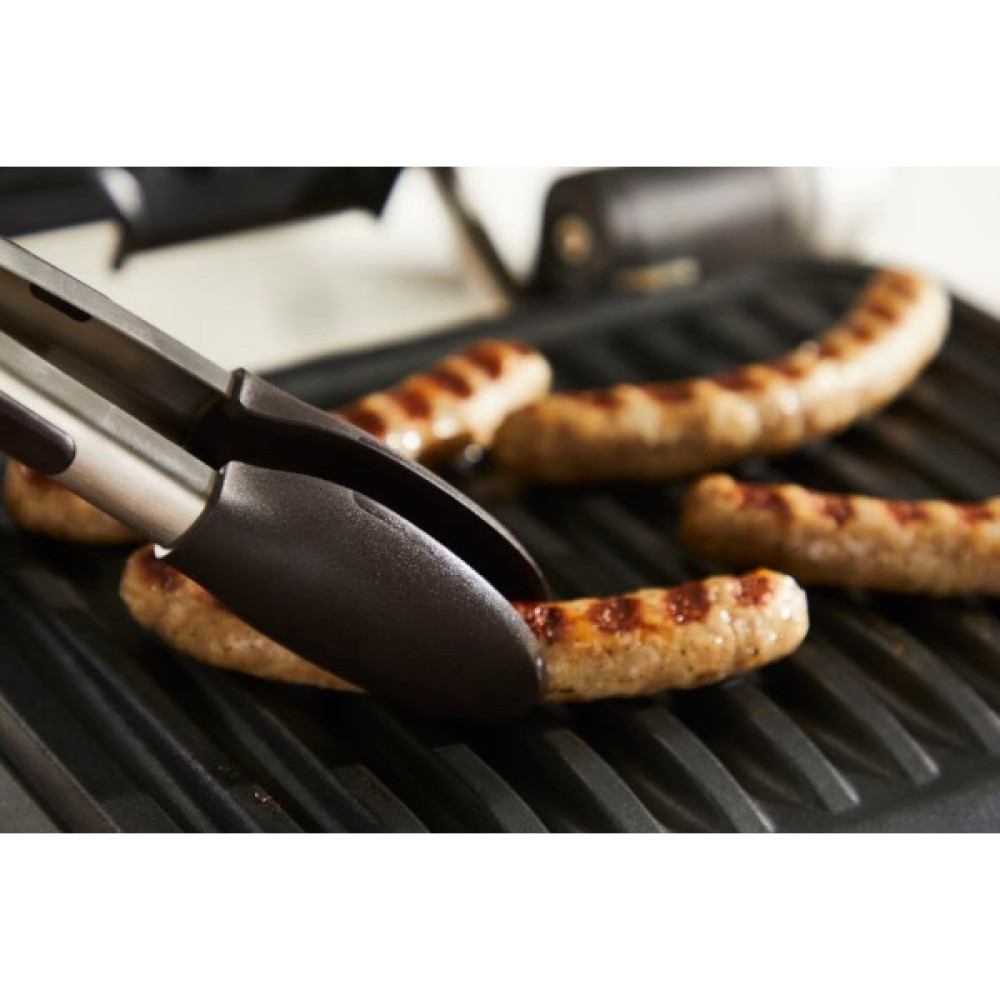 Гриль Tefal прижимний OptiGrll  2100Вт, темп. режимів-4, з`ємні пластини, метал