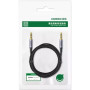 Кабель мультимедійний 3.5mm M to 3.5mm M 1.0m (4pin) AV183 gray Ugreen (10648)