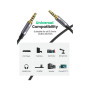 Кабель мультимедійний 3.5mm M to 3.5mm M 1.0m (4pin) AV183 gray Ugreen (10648)