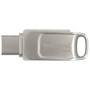 USB флеш накопичувач Wibrand 128GB Bee Silver USB 3.2/Type-C (WI3.2TC/BE128TC039S)