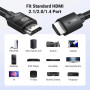 Кабель мультимедійний HDMI M to HDMI M 10.0m 8K60Hz 48Gbps braided Ugreen (95966)