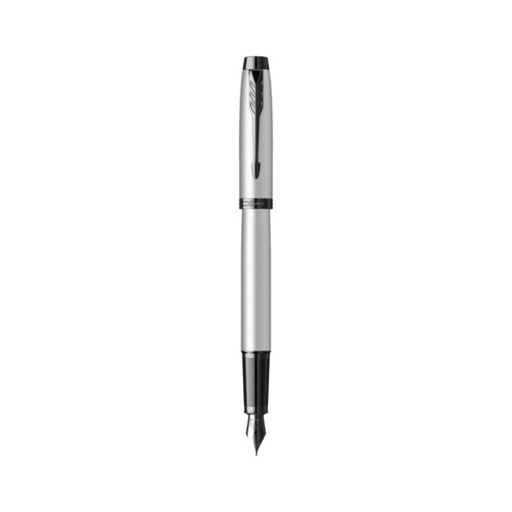 Ручка пір'яна Parker IM 17 Achromatic Grey BT  FP F (22 811)